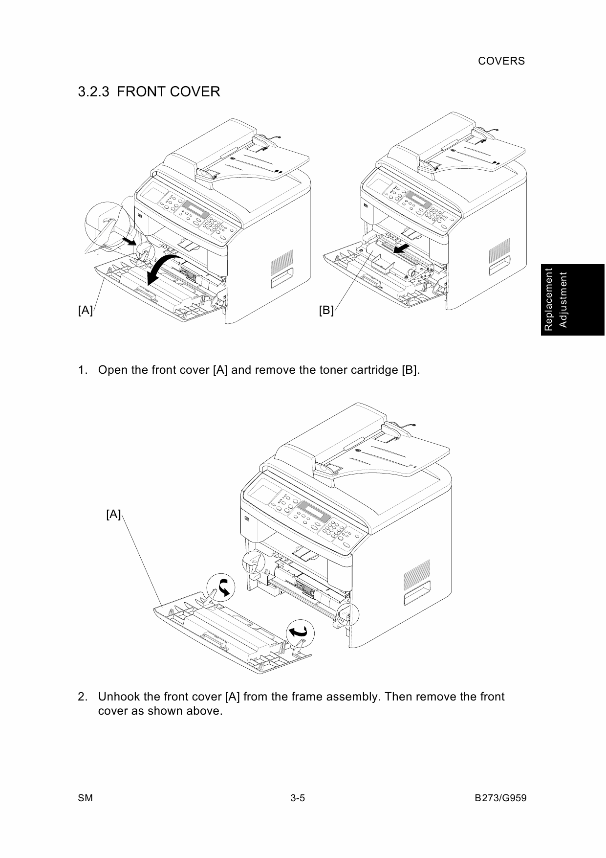 RICOH Aficio AC205 AC205L B273 G959 Service Manual-3